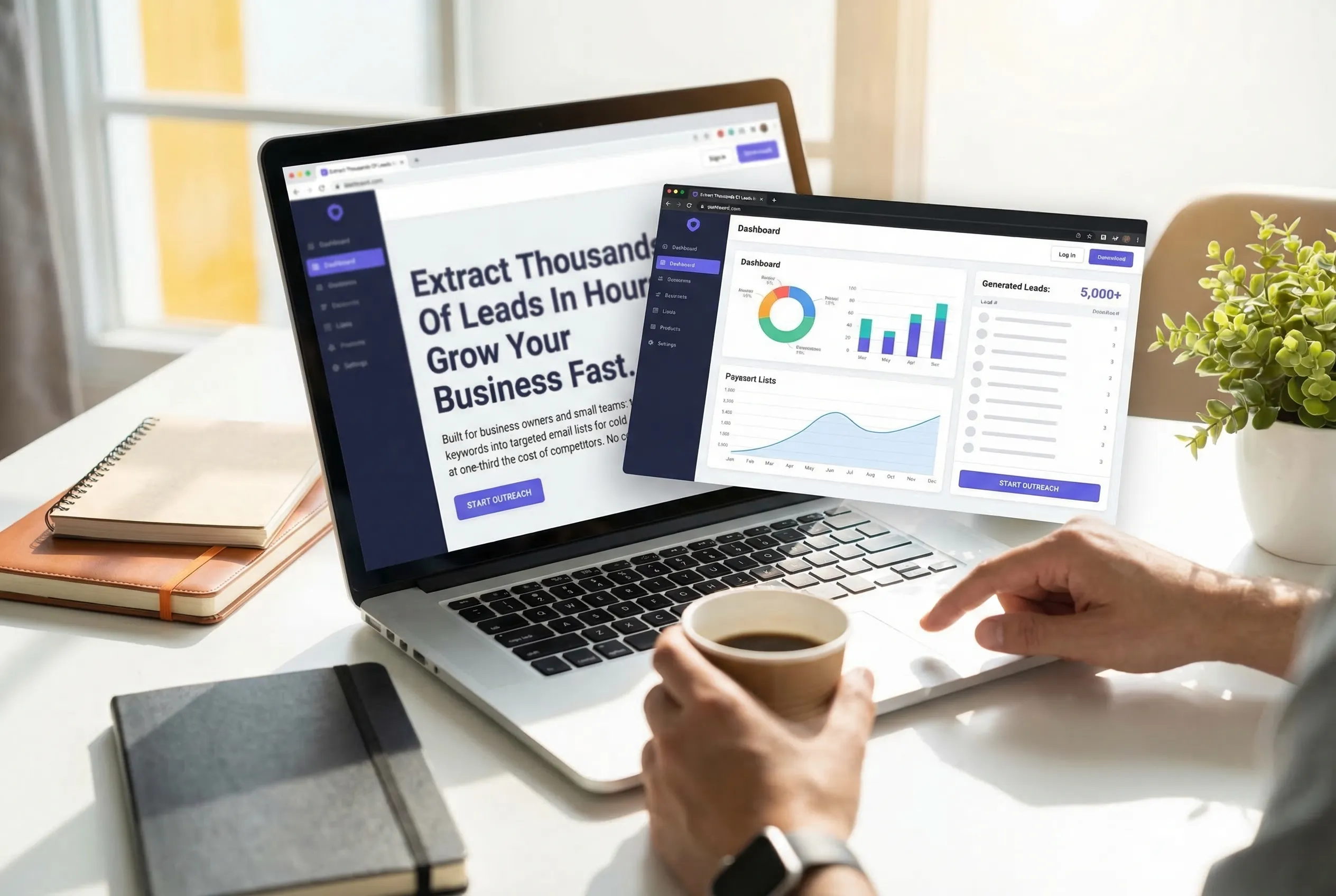 Soleads dashboard preview